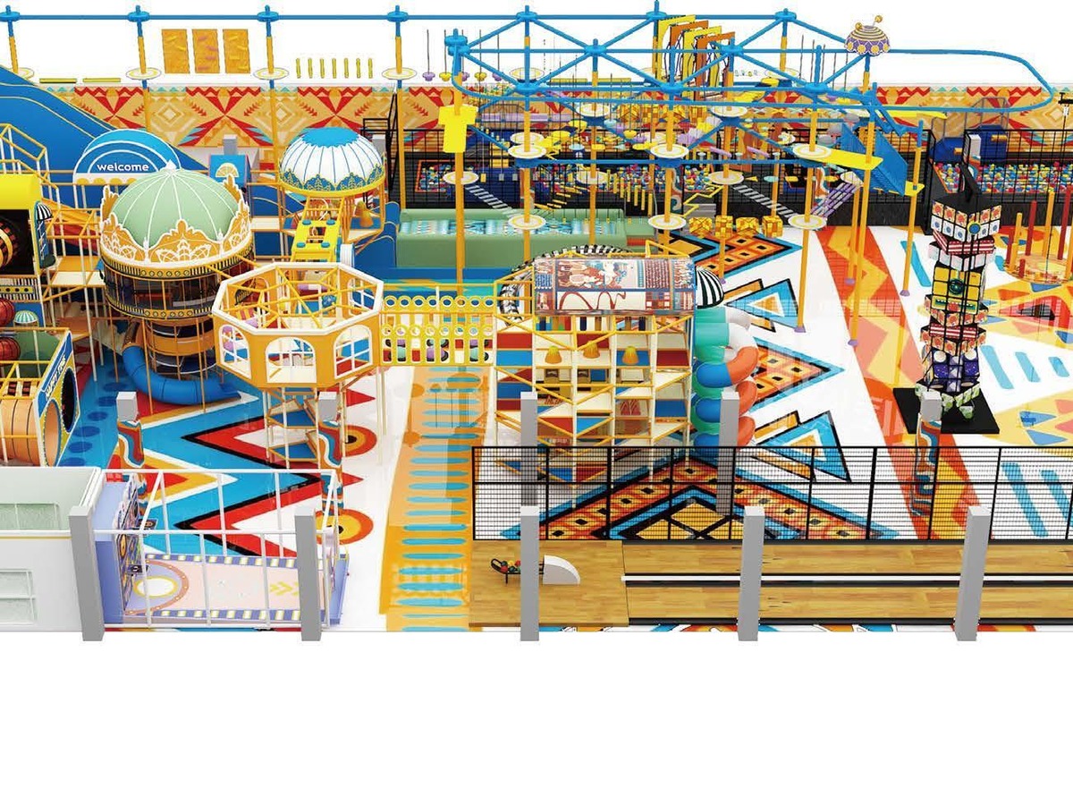 Morandi Style Indoor Playground