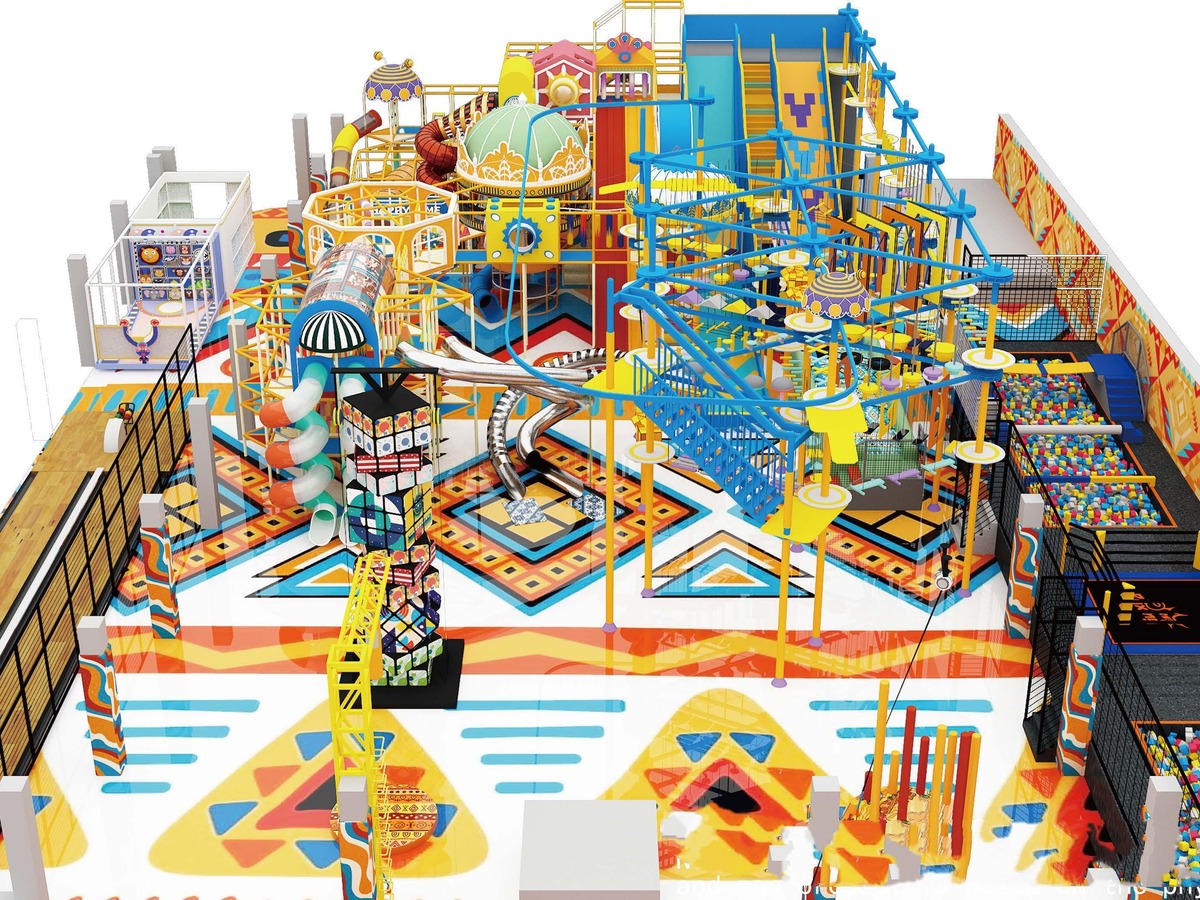 Morandi Style Indoor Playground