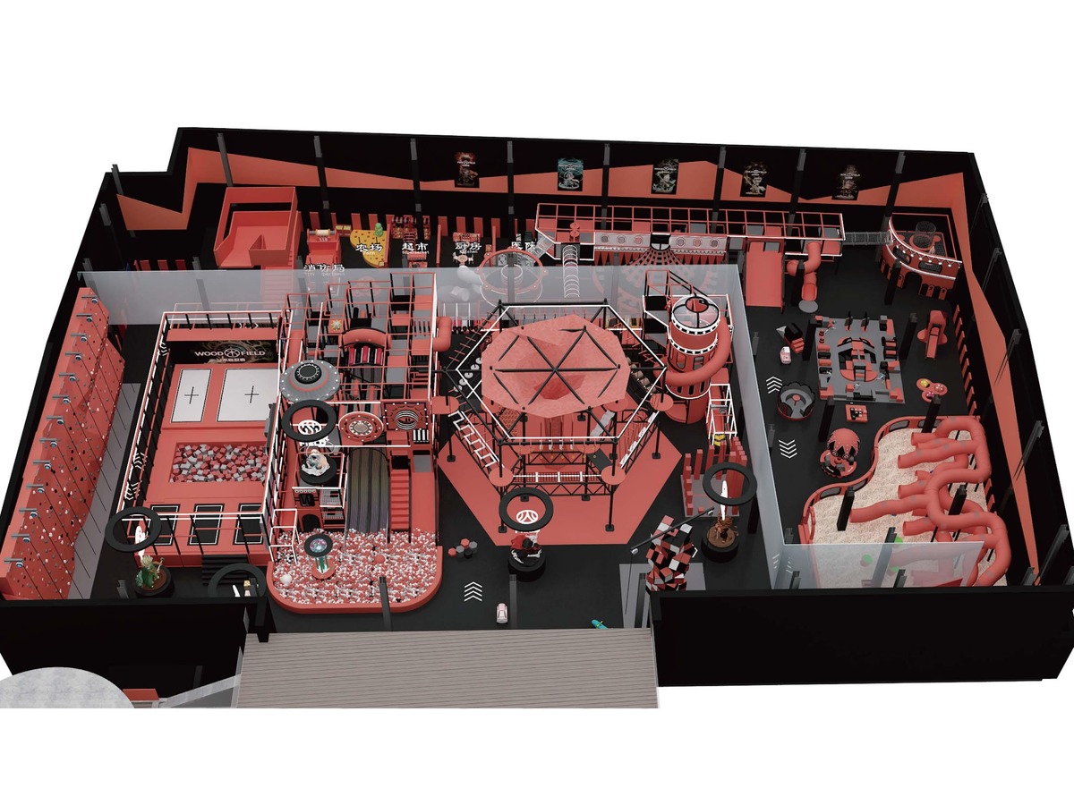 Space Theme Indoor Playground