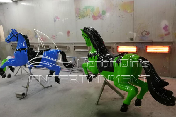 Low Costs of Building A Small Merry Go Round Park Ride Manufactured by Dinis Plant