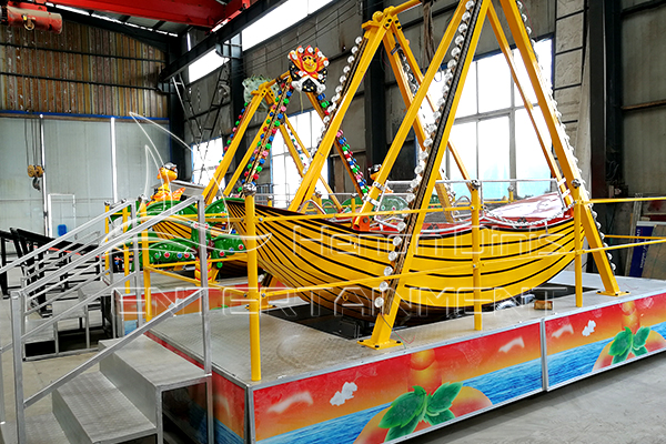 Buy Pirate Ship Playground Rides Made up of FRP Materials at Reasonable Prices from Dinis for Amusement Parks