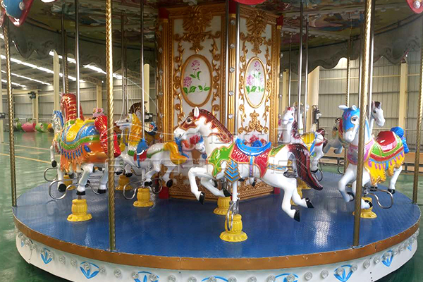 Children's Amusement Park Carousel Ride for Outdoor Playground Equipment