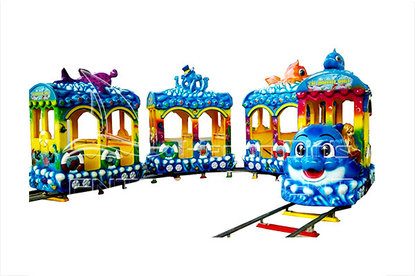 Children Indoor Amusement Park Small 3-seat Ocean Carousel Rides in Backyards