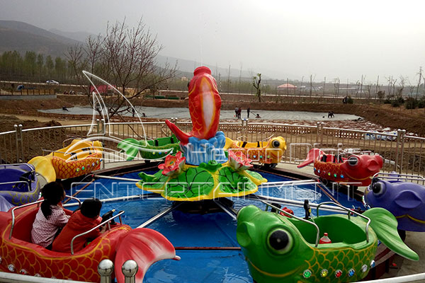 Components of Small Carnival Amusement Carp Jumping Rides Made by Dinis