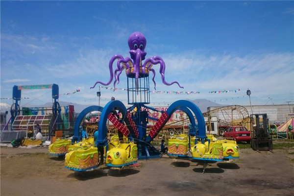 Fashionable Vintage Amusement Octopus Carnival Rides with 6 Colorful Octopus Arms