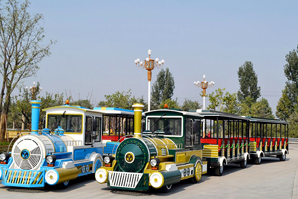 Giant Electric Tourist Park Train Rides for Sightseeing in Amusement Parks, Squares and Resorts, Hotels, etc.