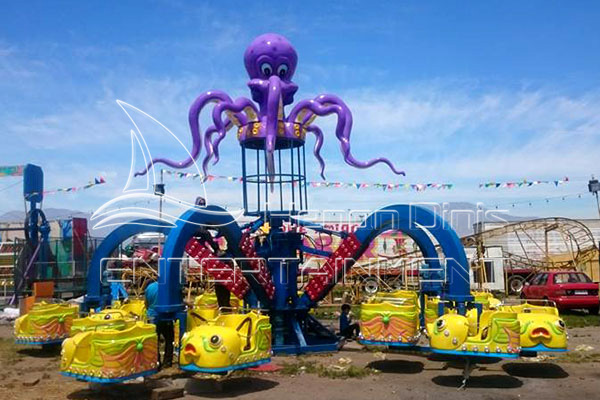 Hot Sale Thrilling Park Octopus Rides for Family Displayed in Dinis's Exhibition Hall