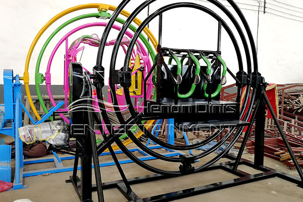 Choose Dinis, Top Manufacturer of Thrill Rides in China to Purchase Small Indoor Human Gyroscope Thrill Rides!