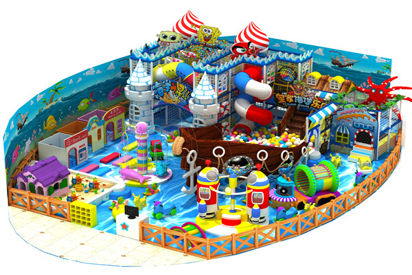 Hot Sale Indoor Playground Naughty Castle for Children in Dinis