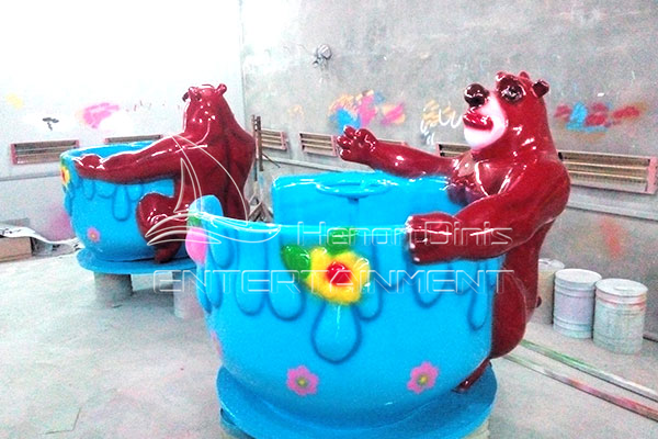 Kids Bear Tea Cup Rides that Could Attract Great Attention in Amusement Parks