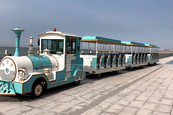 Locomotive Trackless Train Small Rides with Vintage Appearance for Resorts and Squares