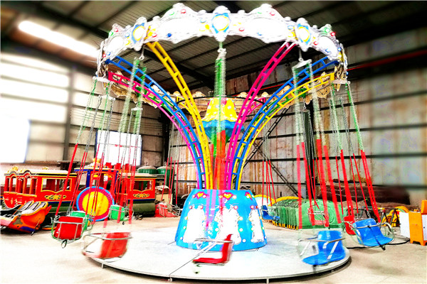 Lotus Kids Mini Simple Wave Swinger for Sale with 12 Seats in Dinis Plant