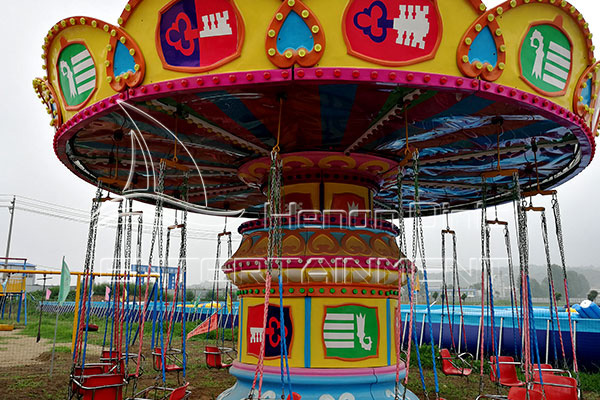 Luxury Fun Fair 24-seat Wave Swinger for Both Kids and Adults in Amusement Parks and Theme Parks