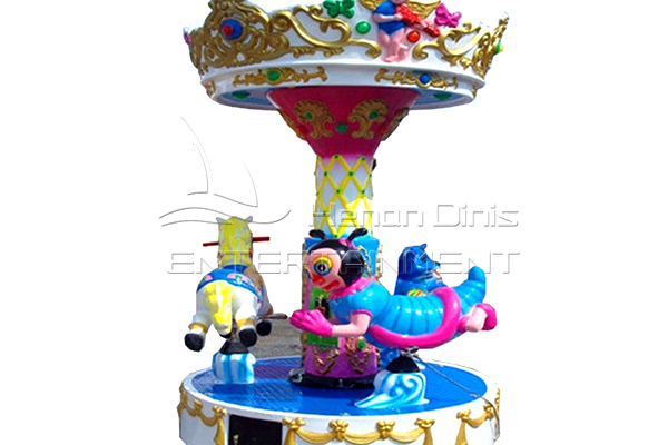 Mini Funny Amusement Park Carousel Rides Available in Supermarkets, Shopping Malls, Family Fun Centers and Backyards