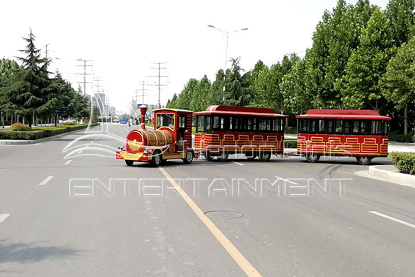 Mobile Kids Fairground Trackless Train Rides for Sale in Streets