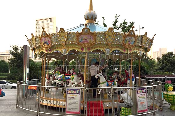 New Amusement Merry Go Round Family Fun Center Equipment for Sale