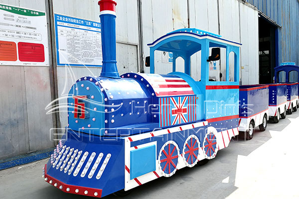 Ocean Trackless Mini Kids Train Amusement Park Rides for Sale in Dinis Group