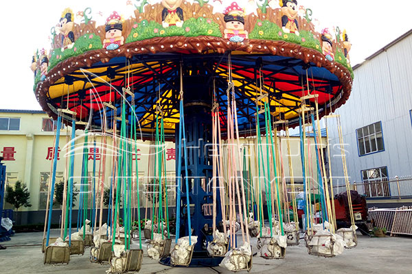 Outdoor Spinning Swing Carousel Ride