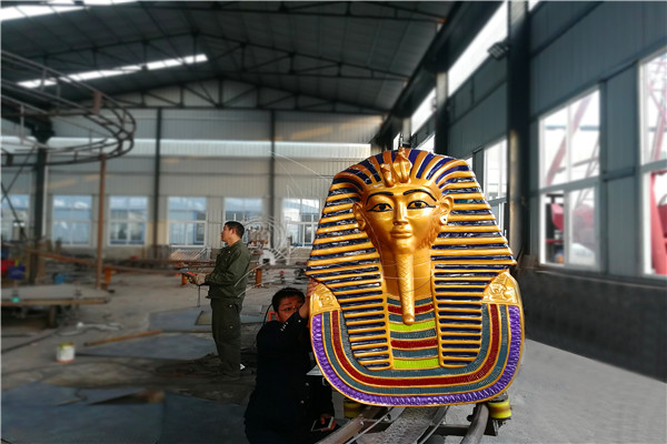 Pharaoh Roller Coaster Carnival Amusement Rides with Customized Design Manufactured by Dinis