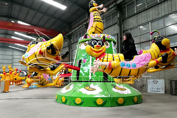 Cheap Amusement Self-control Bee Rides for Kids Displayed in Dinis's Exhibition Hall
