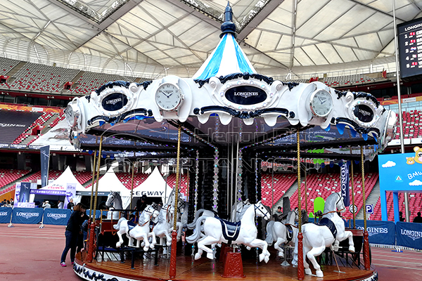 Classic Amusement Park Longines Carousel Rides Customized by Dinis for A German Customer